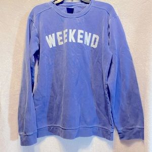 Weekend comfort color sweatshirt